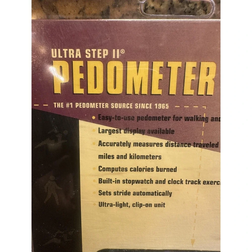 VTG Precise Ultra Step II‎ Electronic Pedometer Clip-On Calorie Counter Walking
